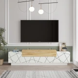 Floyd 63-inch TV console in White-Felt UV print, main product photo