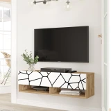 Future Cobble 40-inch floating TV unit in Atlantic Pine, gallery photo 2