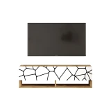 Future Cobble 40-inch floating TV unit in Atlantic Pine, gallery photo 5