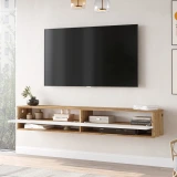 Future Maze 70-inch floating TV unit in Atlantic Pine, gallery photo 4