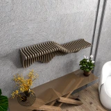 Batamex 36-inch parametric floating shelf in Natural Oak, gallery photo 4