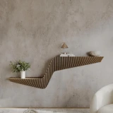 Batamex 57-inch parametric floating shelf, main product photo