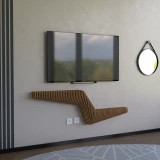 Batamex 57-inch parametric floating shelf, gallery photo 3