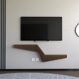 Batamex 57-inch parametric floating shelf, gallery photo 5