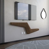 Batamex 57-inch parametric floating shelf, gallery photo 6