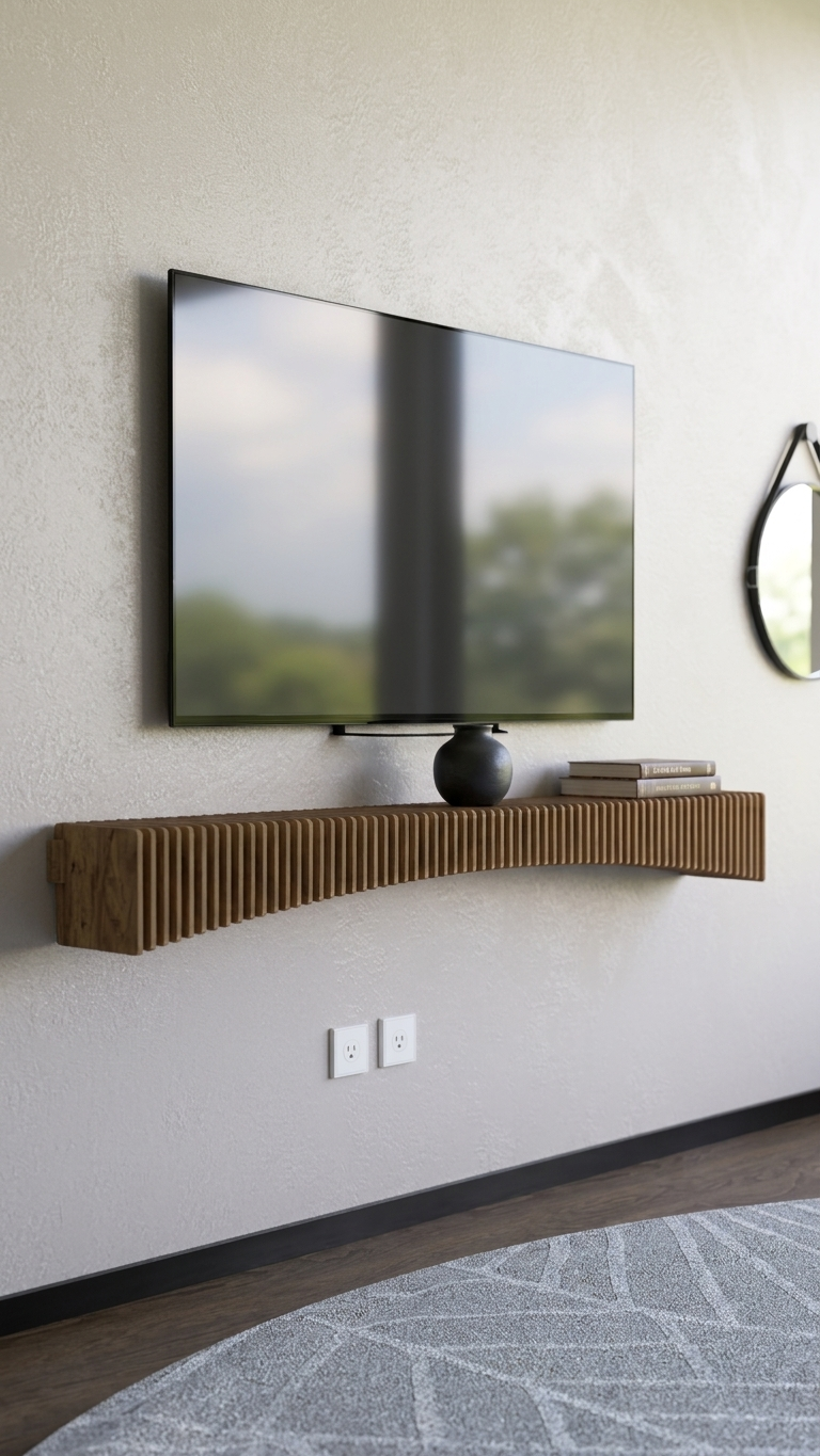 Batamex Parametric 60 Inch Floating Shelf