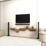 Batamex 63-inch parametric floating shelf, gallery photo 7