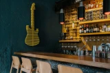 Elvis parametric 3D guitar wall decor in Yellow lacquer, gallery photo 13