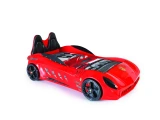 Shark twin race car bed with LED lights and sound, gallery photo 3