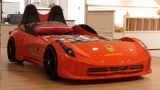 TT twin race car bed in Red with LED and sound, gallery photo 5