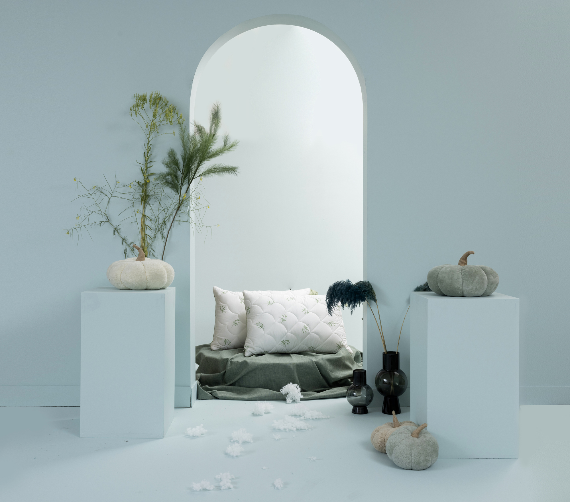 Bamboo Comforter with Natural Bamboo Fabric Cover All Season Useable Machine Washable Duvet Medium Weight Comforter (Twin)
