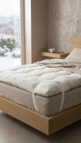 Duvetta merino wool mattress topper Queen 3 in 1200 GSM, gallery photo 9