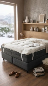 Duvetta merino wool mattress topper King 3 in 1200 GSM, gallery photo 8
